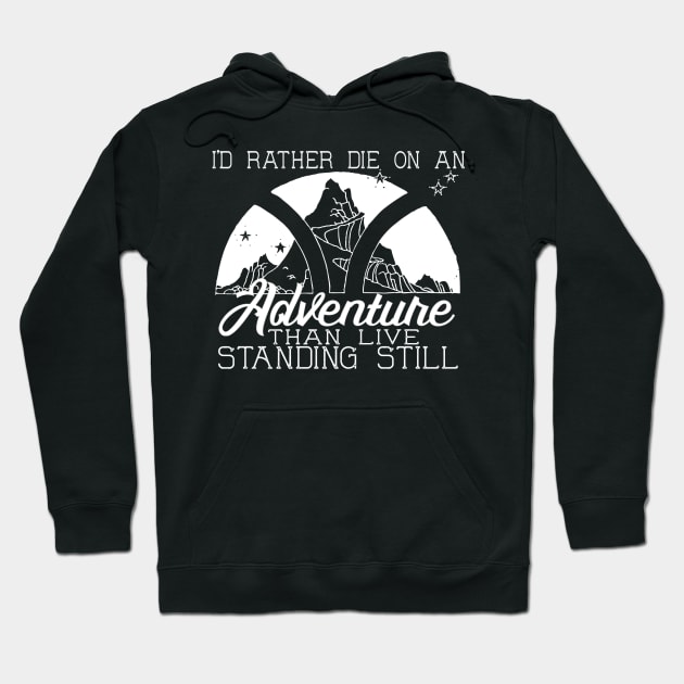 I'd Rather Die on an Adventure - Lila Bard - A Darker Shade of Magic Hoodie by ballhard